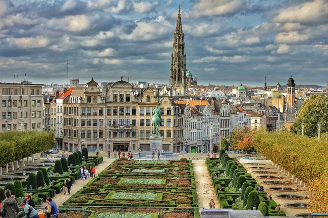 brussels-plaza-in-belgium-hdr